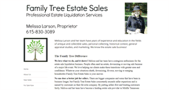 Desktop Screenshot of familytreeestatesales.com